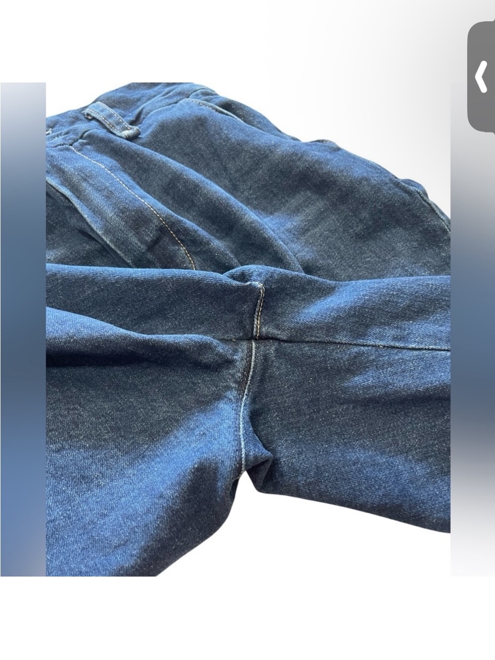 Paige Dark Denim Cargo Jeans Gracie Lou High Waisted Size 31 - Picture 7 of 14